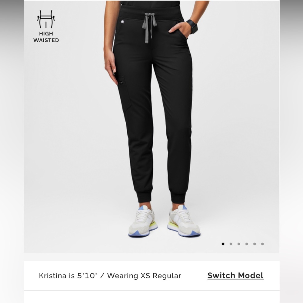 High Waisted Zamora Jogger Scrub Pants